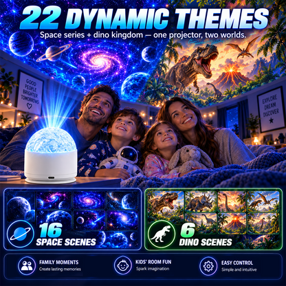 Aurora Dream Galaxy Projector  Transform Your Room After Dark.